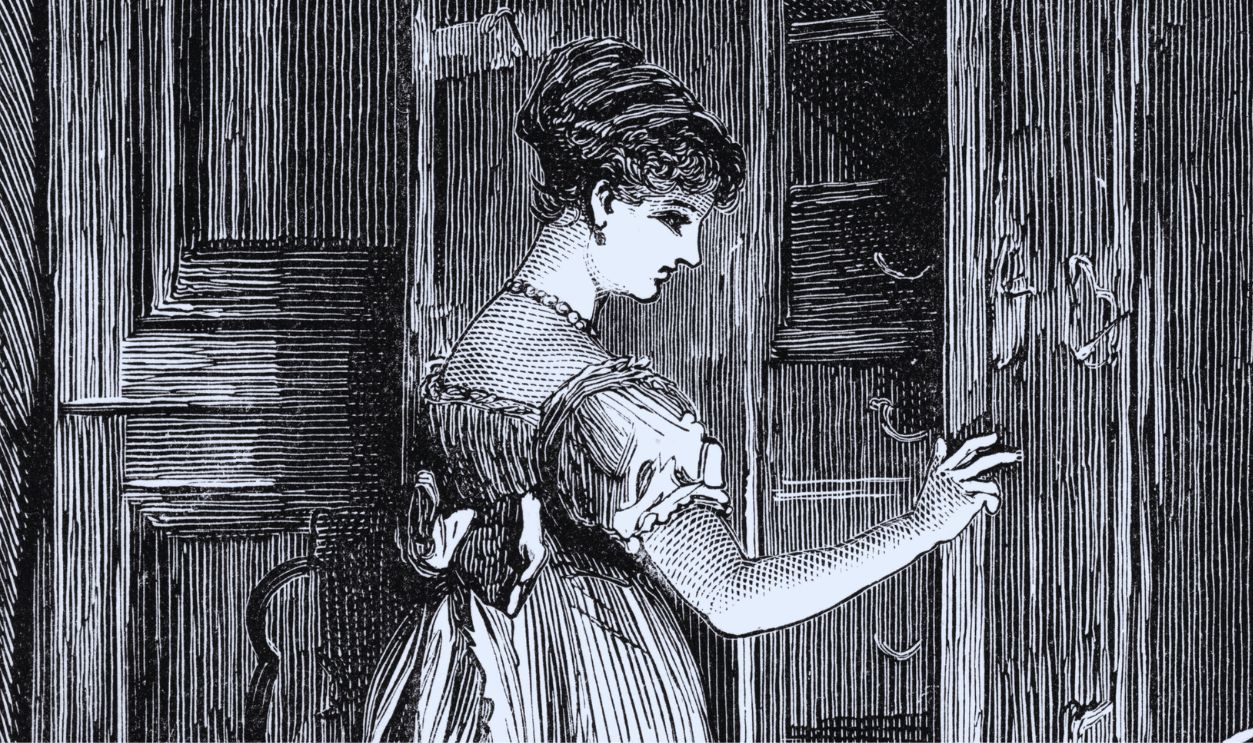 Gettyimages - 463992357, Scene from Jane Austen's Northanger Abbey. Scene from Jane Austen's Northanger Abbey. A print from an edition of Jane Austen's Northanger Abbey and Persuasion. 