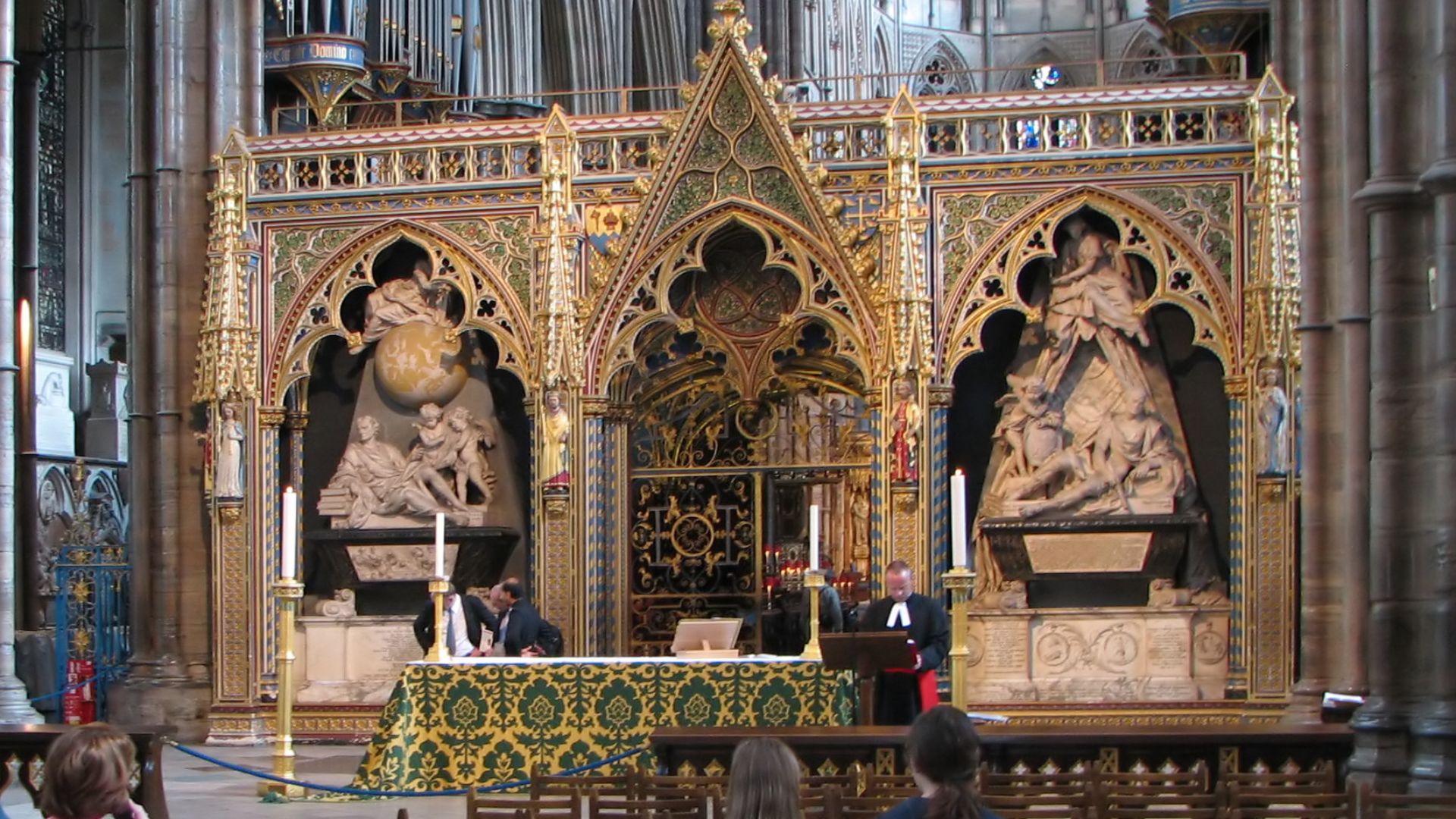Interior of Westminster Abbey, London, England