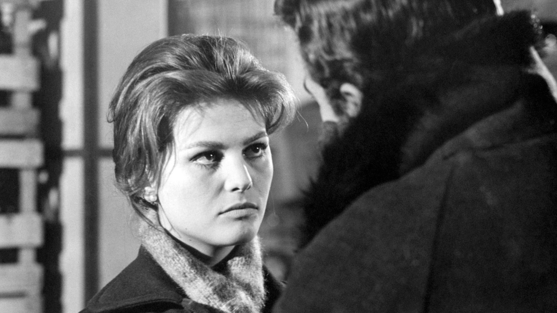 Renato Salvatori and Claudia Cardinale in Luchino Visconti's film