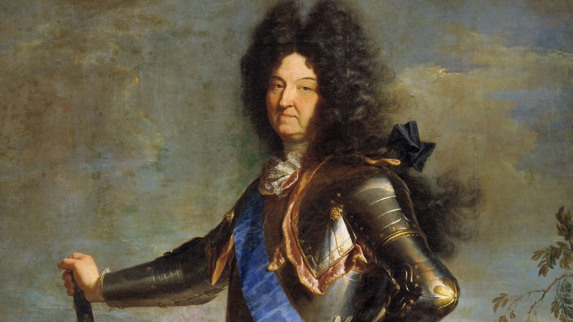 Retrato del rey Luis XIV de Francia (1638-1715), que fue hijo del rey Luis XIII de Francia y de la reina Ana de Austria.