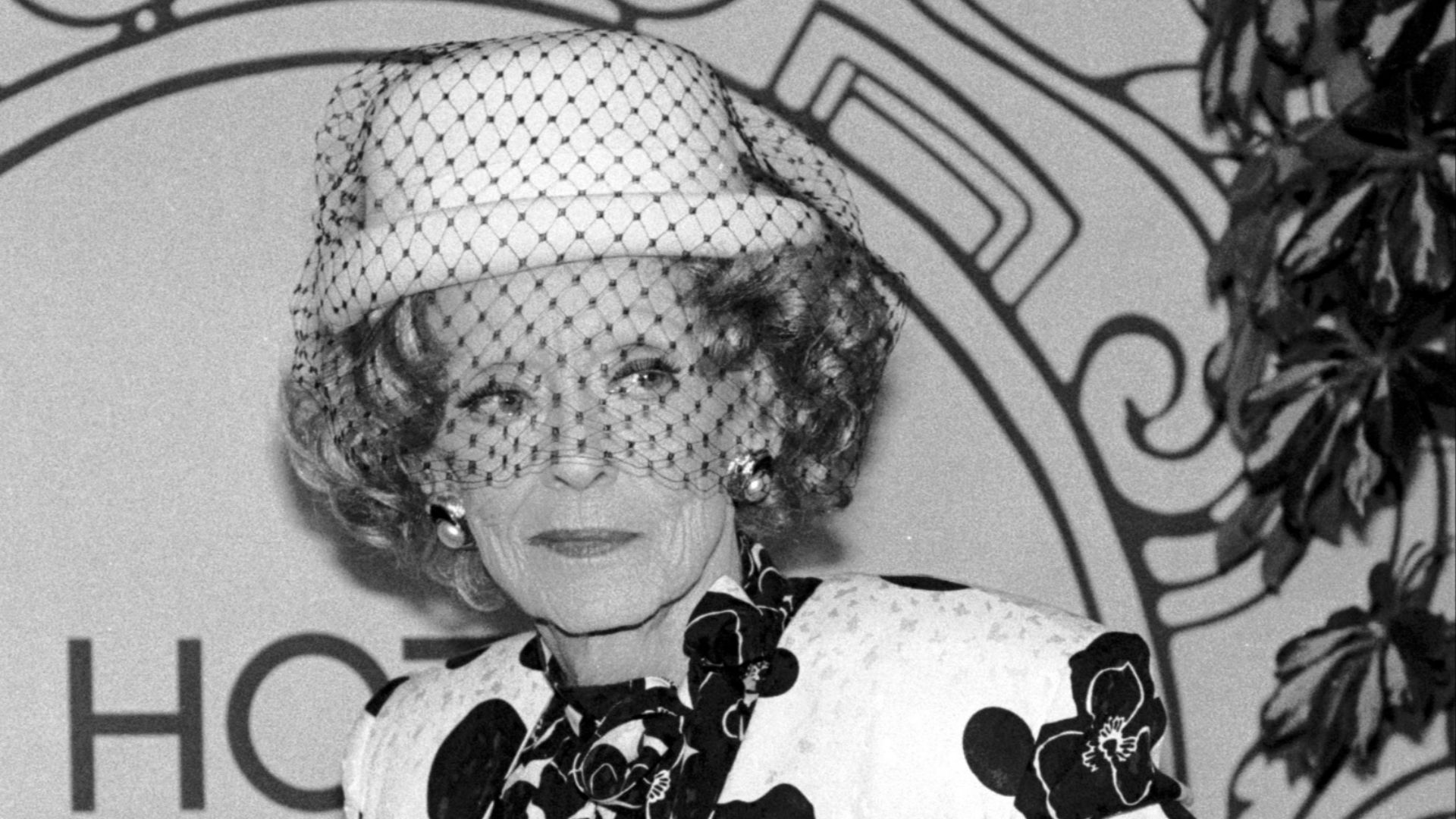 L'actrice américaine Bette Davis au Festival du cinéma américain de Deauville (Normandie, France).