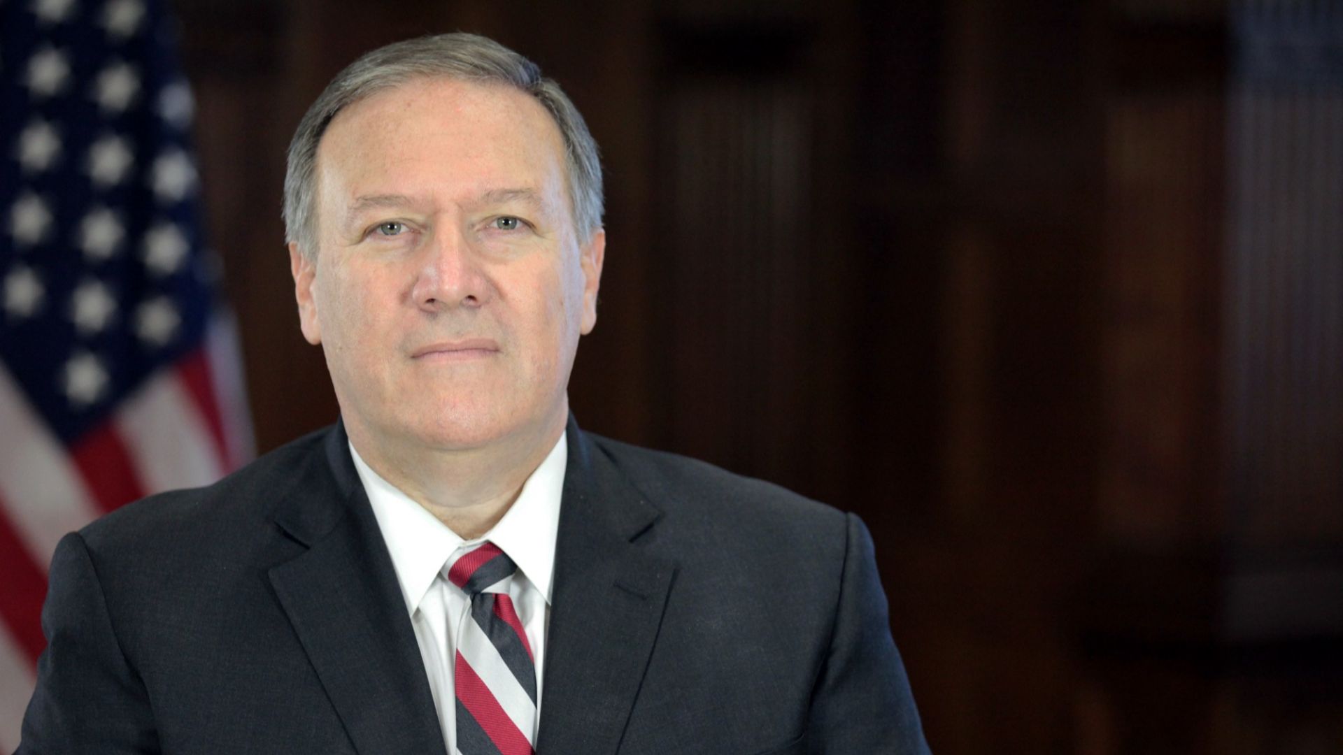 Portrait of Mike Pompeo, President-elect Donald Trump's nominee for Director of the Central Intelligence Agency