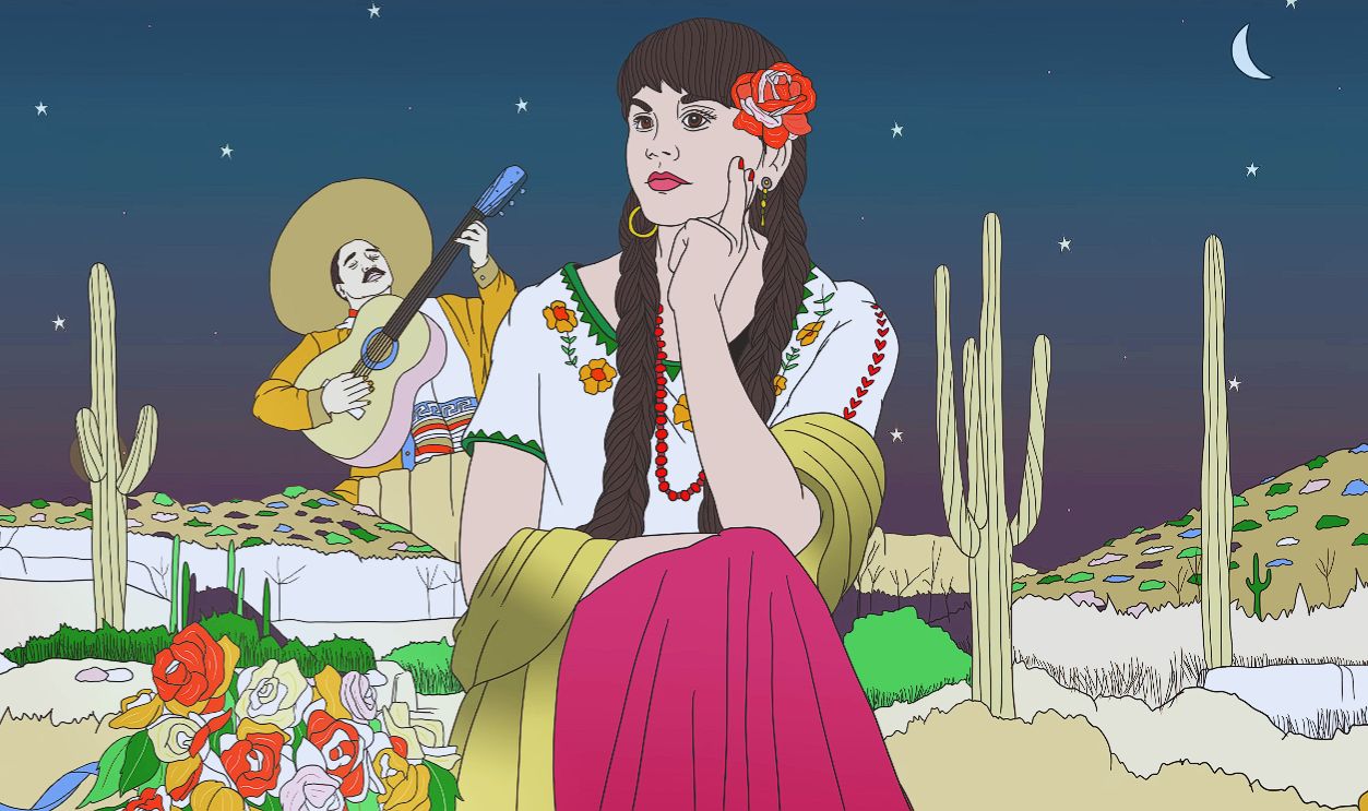 Screenshot from Linda Ronstadt: Canciones de mi Padre (1989) 