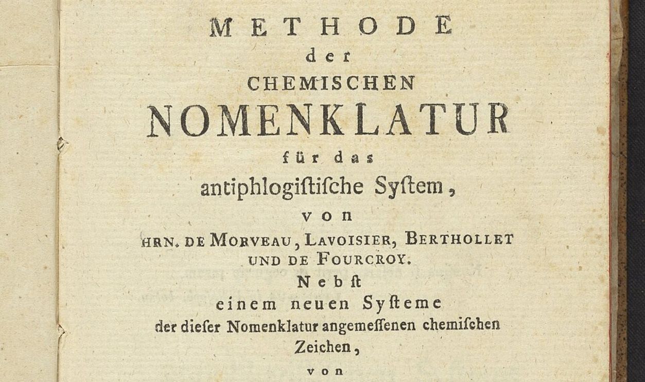 Antoine Lavoisier work