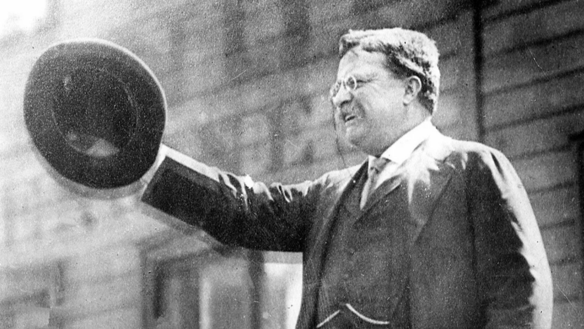 Theodore Roosevelt before he was shot 1912