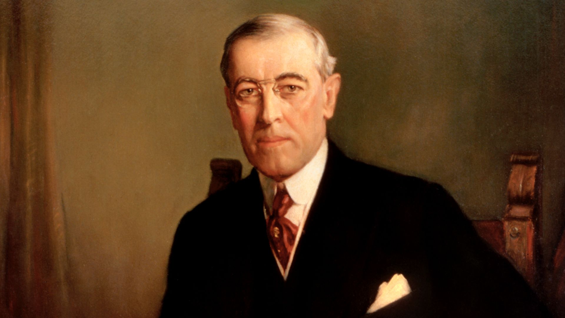 Official Presidential portrait of Woodrow Wilson