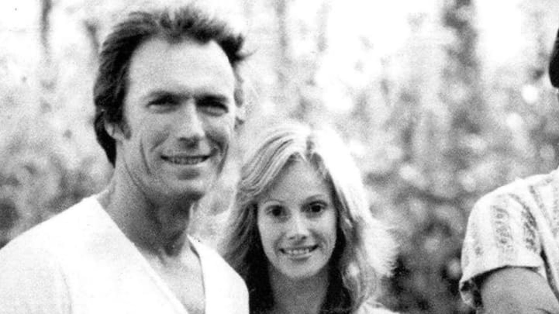 Photograph of Clint Eastwood, the late Sondra Locke and the late Frank Frazetta, taken in East Stroudsburg, PA  (1977)