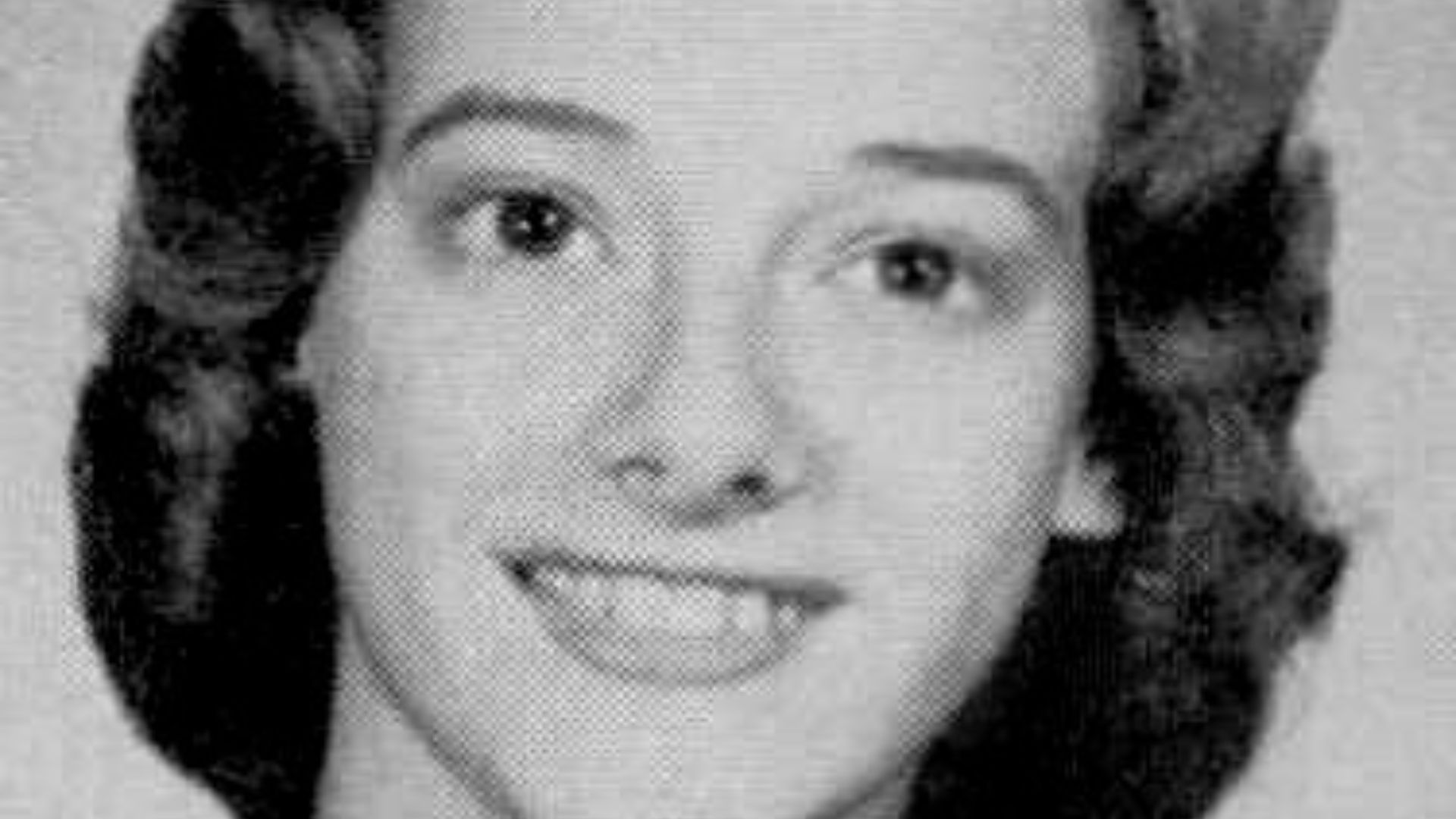Photo of Sondra Locke as a junior in high school