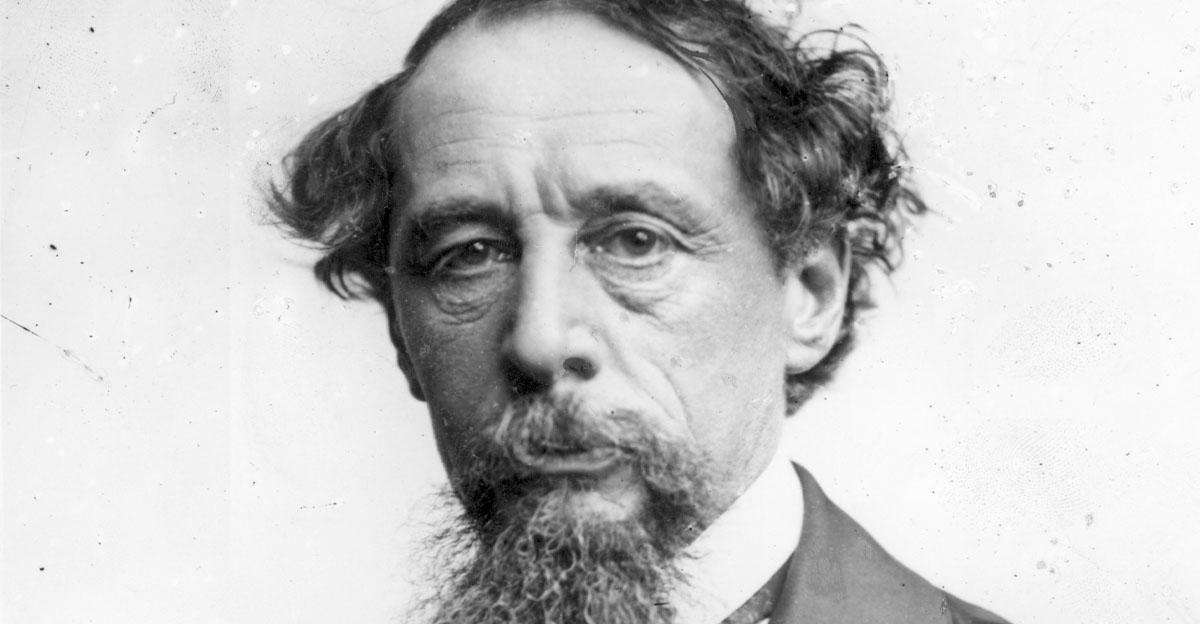 English novelist Charles Dickens (1812 - 1870). 