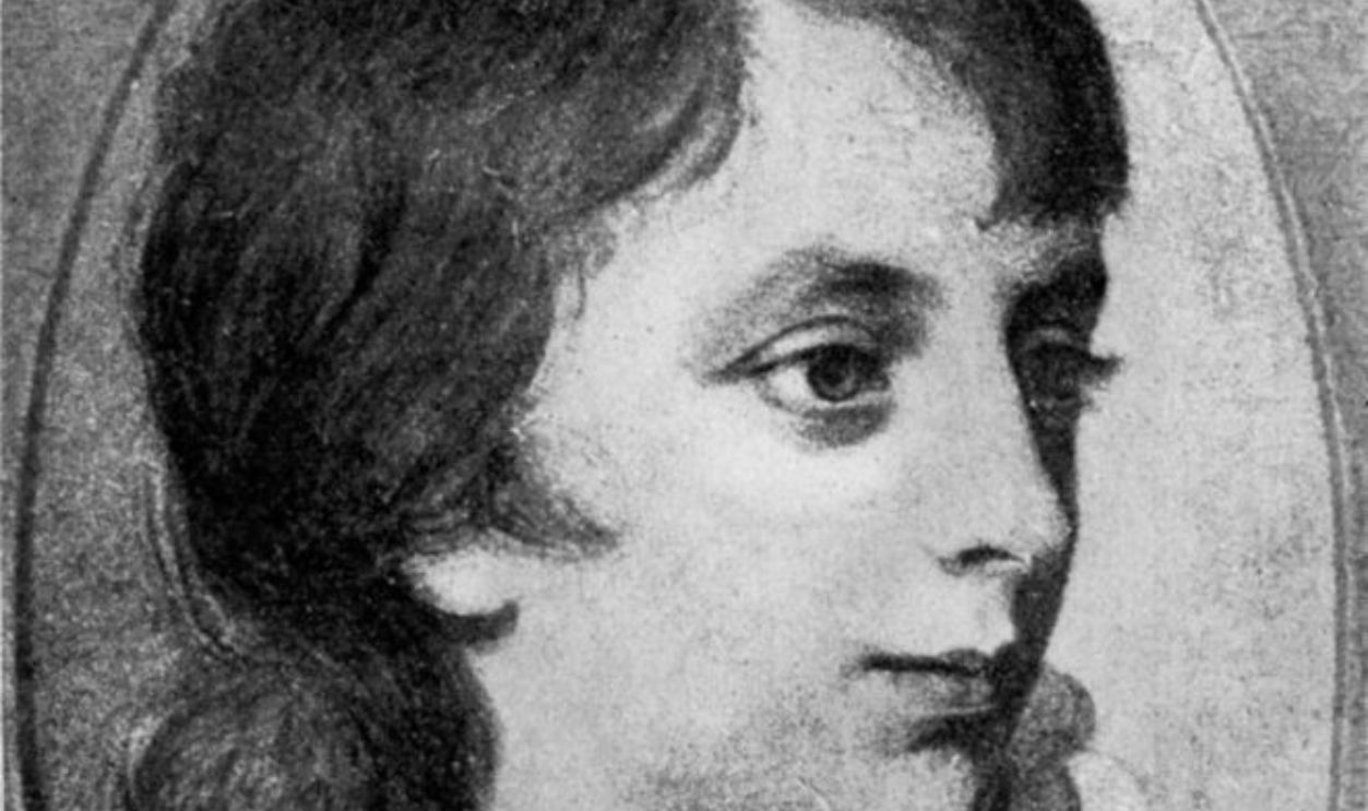 Percy Bysshe Shelley - portrait as an adolescent. English romantic poet, 4 August 1792  8 July 1822