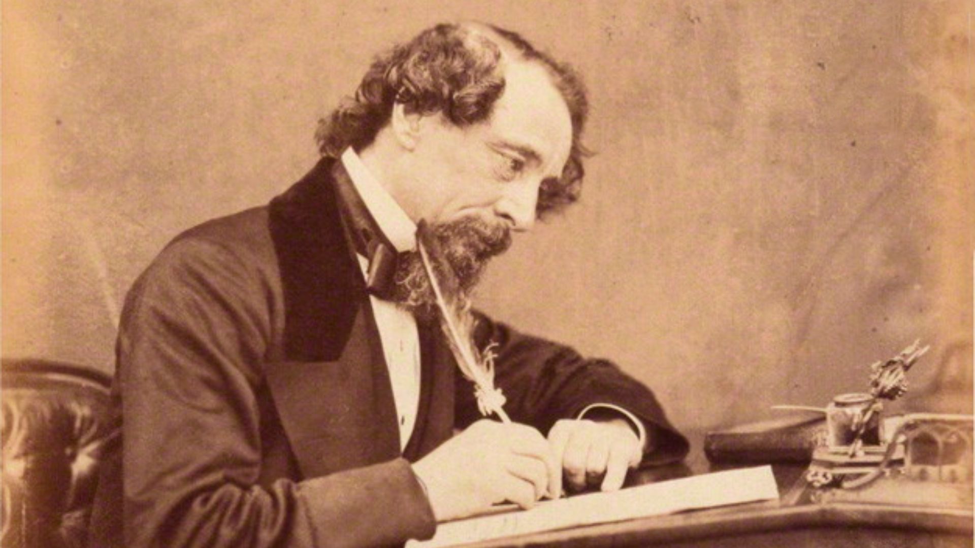 Cropped from photograph of Charles Dickens