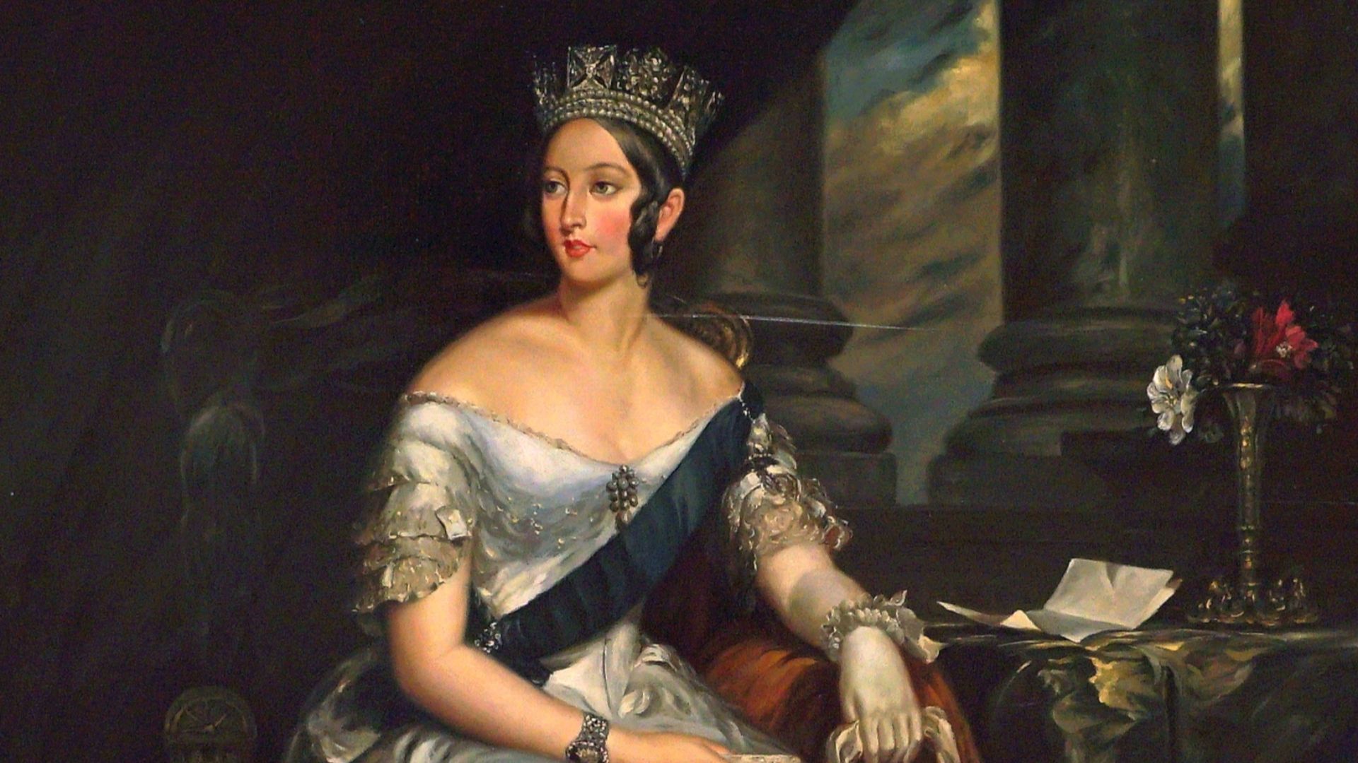 A portrait of Queen Victoria owned by the hotel above the National Liberal Club
