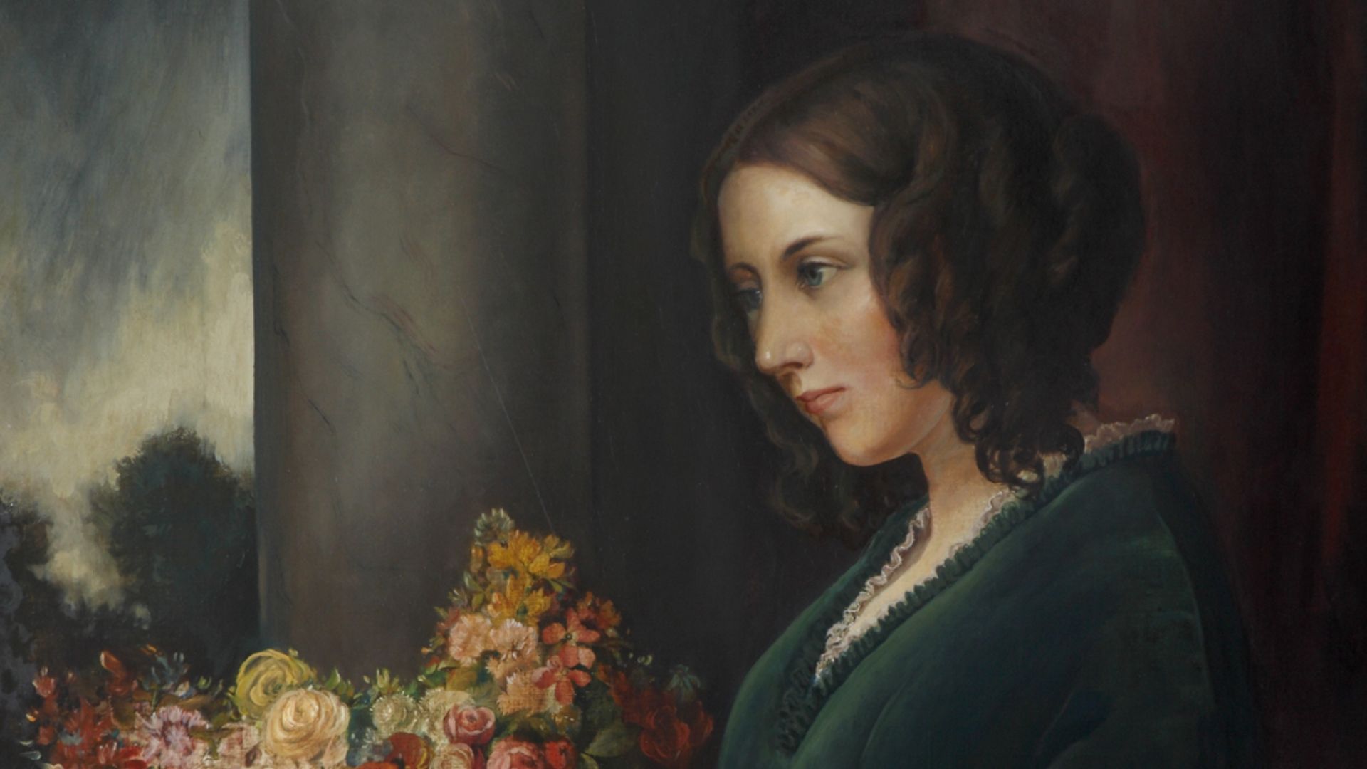 Portrait in oils by Daniel Maclise