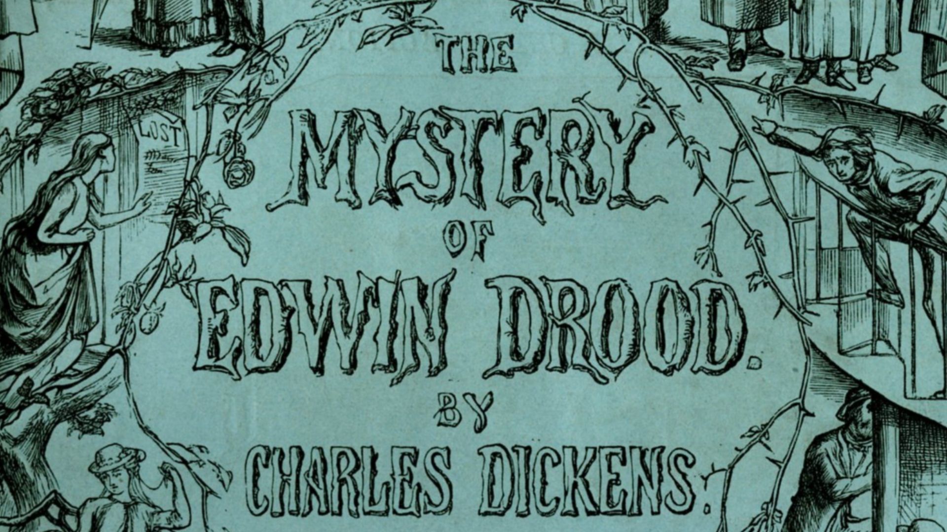 Cover serial, The Mystery of Edwin Drood by Charles Dickens