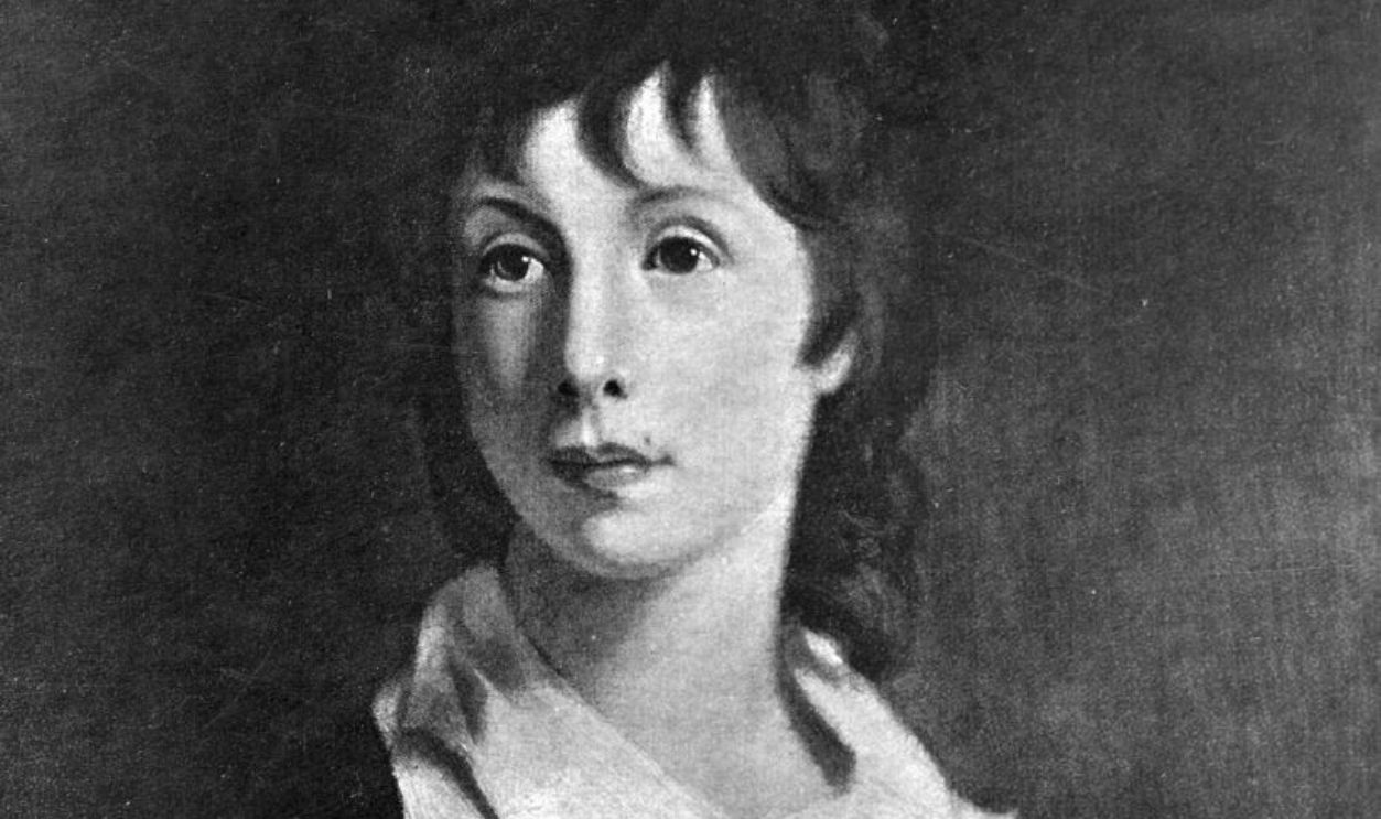 1805: A portrait by Hoppner of the English poet, Percy Bysshe Shelley (1792 - 1822), aged 13.