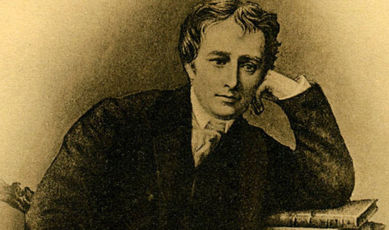 Percy Bysshe Shelley leaning Percy Bysshe Shelley leaning on desk. English Poet (1792-1822). Wrote Betrice Cenci (used by Goldschmidt in his opera of the same name)