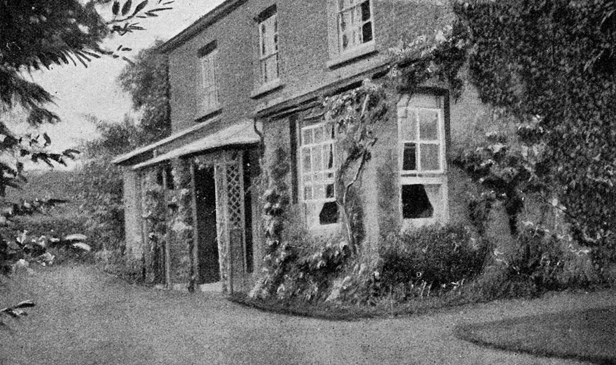 Percy Shelley 's cottage in Bishopgate, Windsor Forest, UK. Wrote 'Alstor ; or the Spirit of Solitude' here in 1815. PBS: English romantic poet, 4 August 1792  8 July 1822.