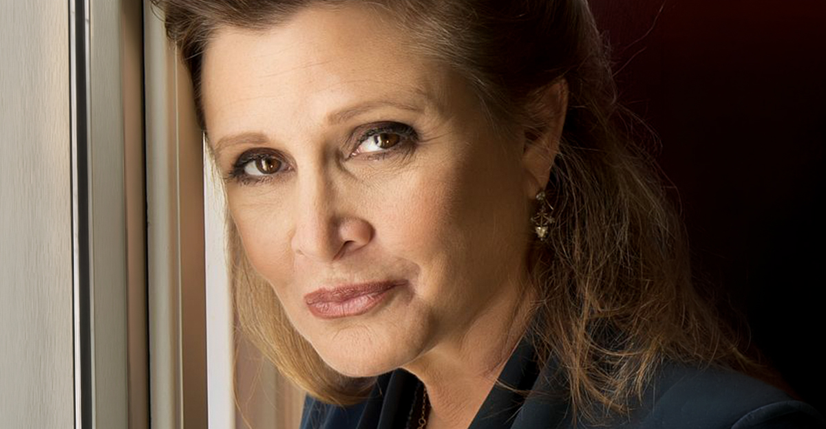 Actress Carrie Fisher at the Venice International Film Festival 2013