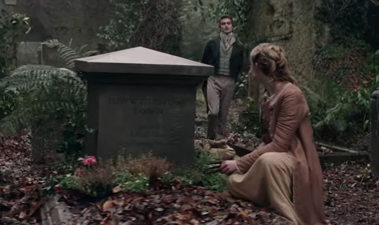 Screenshot from Mary Shelley (2017) 