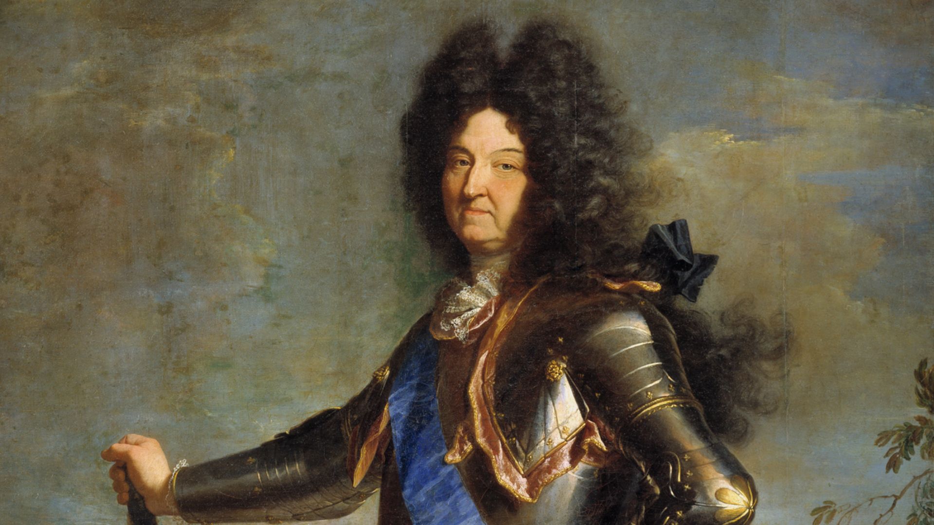 Retrato del rey Luis XIV de Francia (1638-1715), que fue hijo del rey Luis XIII de Francia y de la reina Ana de Austria.