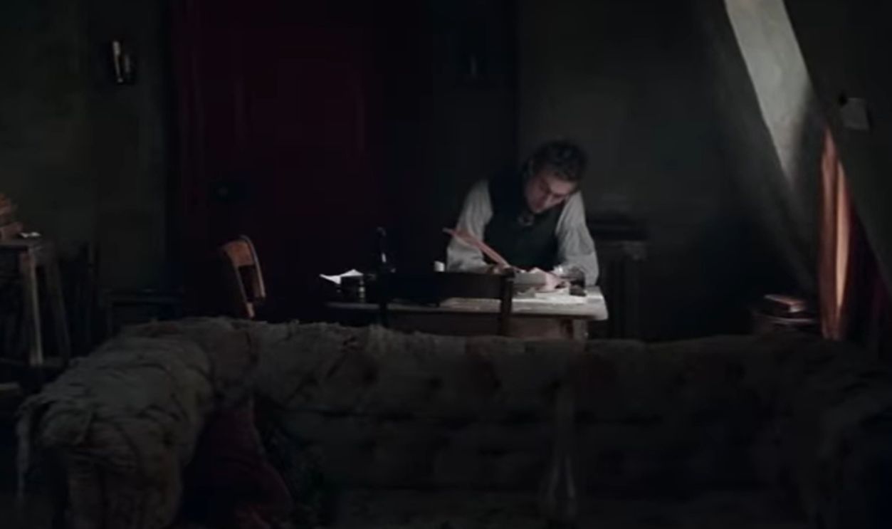 Screenshot from Mary Shelley (2017) 