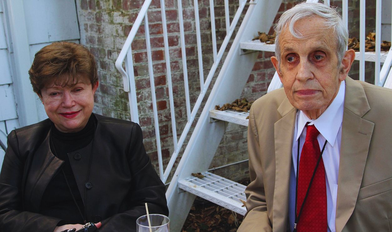 Gettyimages - 153471269, 20th Hamptons International Film Festival - Nobel Laureate Exhibition Reception EAST HAMPTON, NY - OCTOBER 05: John Nash and wife Alicia Nash attend the Nobel Laureate Exhibition Reception during the 20th Hamptons International Film Festival at The Maidstone Hotel on October 5, 2012 in East Hampton, New York. 