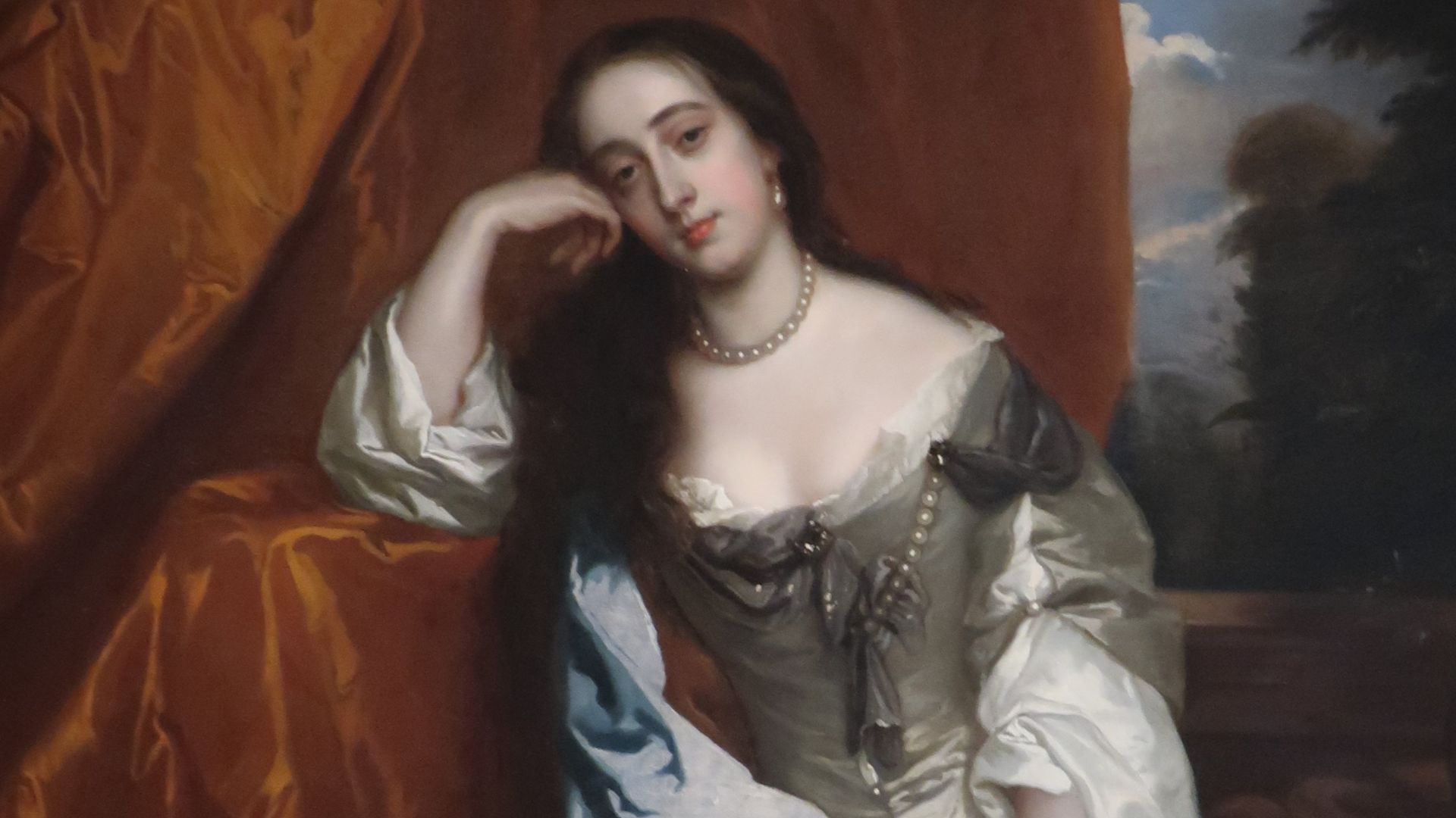 Portrait of Barbara Palmer, 1st Duchess of Cleveland (1640-1709), mistress of Charles II of England (1630-1685)