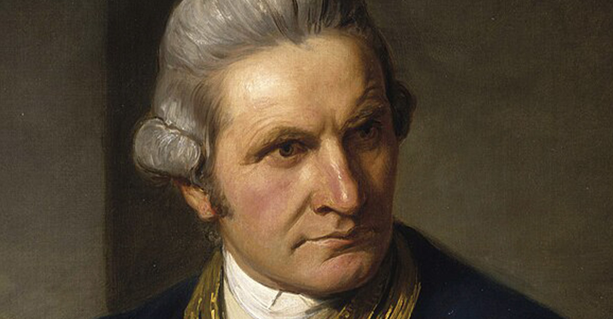 Official portrait of Captain James Cook