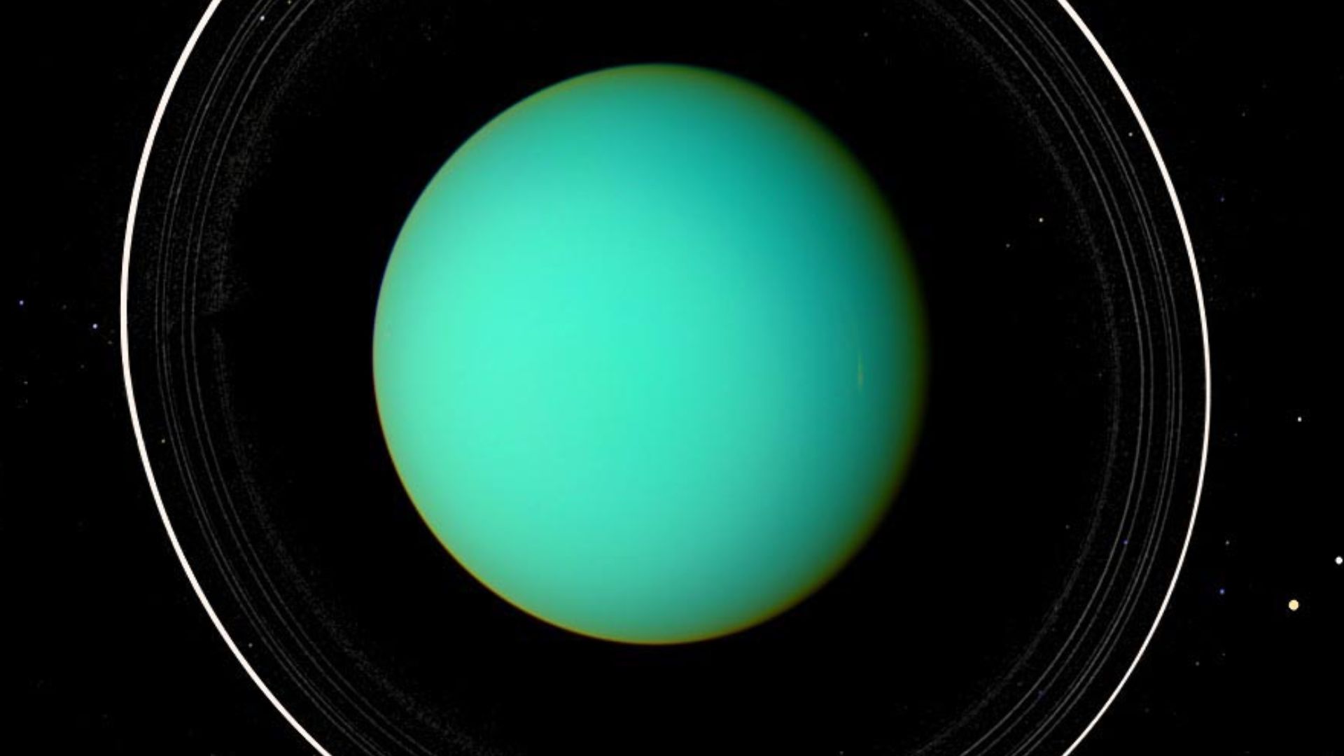 Discovery image of S/1986 U10 of Uranus taken from Voyager 2.