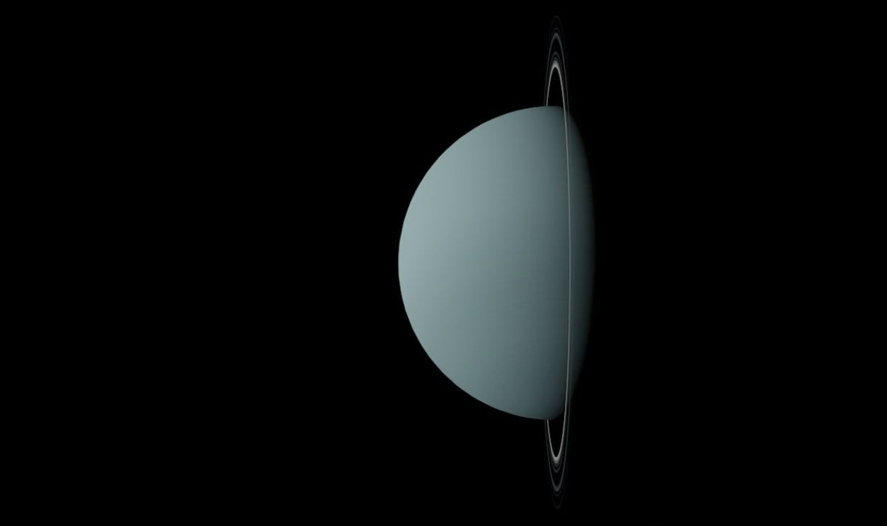 3D render of Uranus