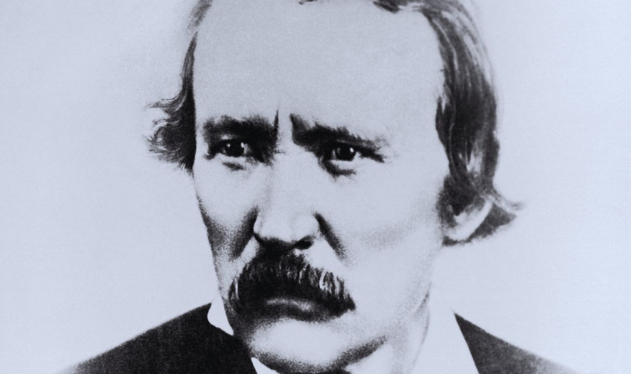 Gettyimages - 154781622, Portrait Of Kit Carson Studio portrait of Christopher 'Kit' Carson, circa 1865. 