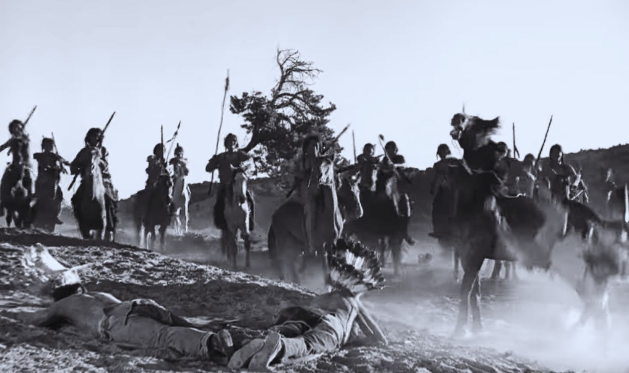Screenshot from Kit Carson (1940) 