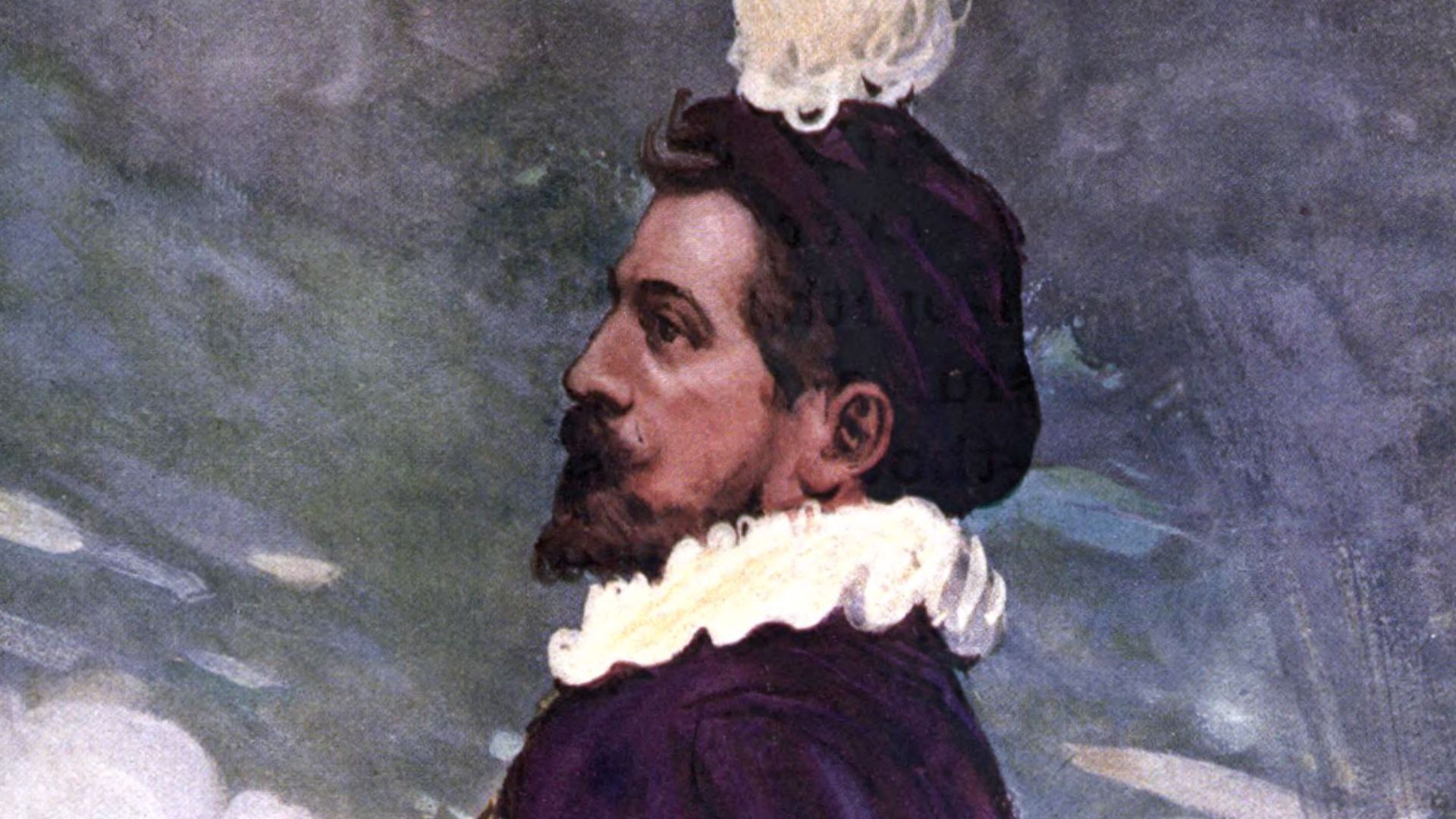 Portrait of Walter Raleigh by Joseph Simpson