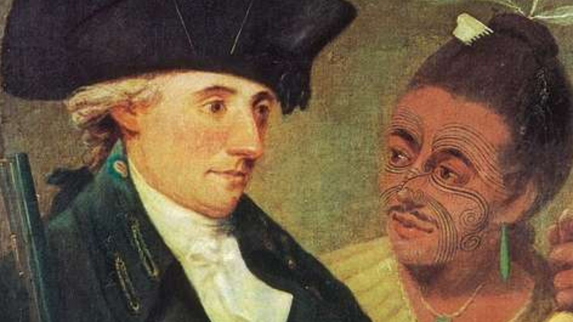 Portrait of Captain Clerke in Government House, Wellington, New Zealand , by Nathaniel Dance, 1776