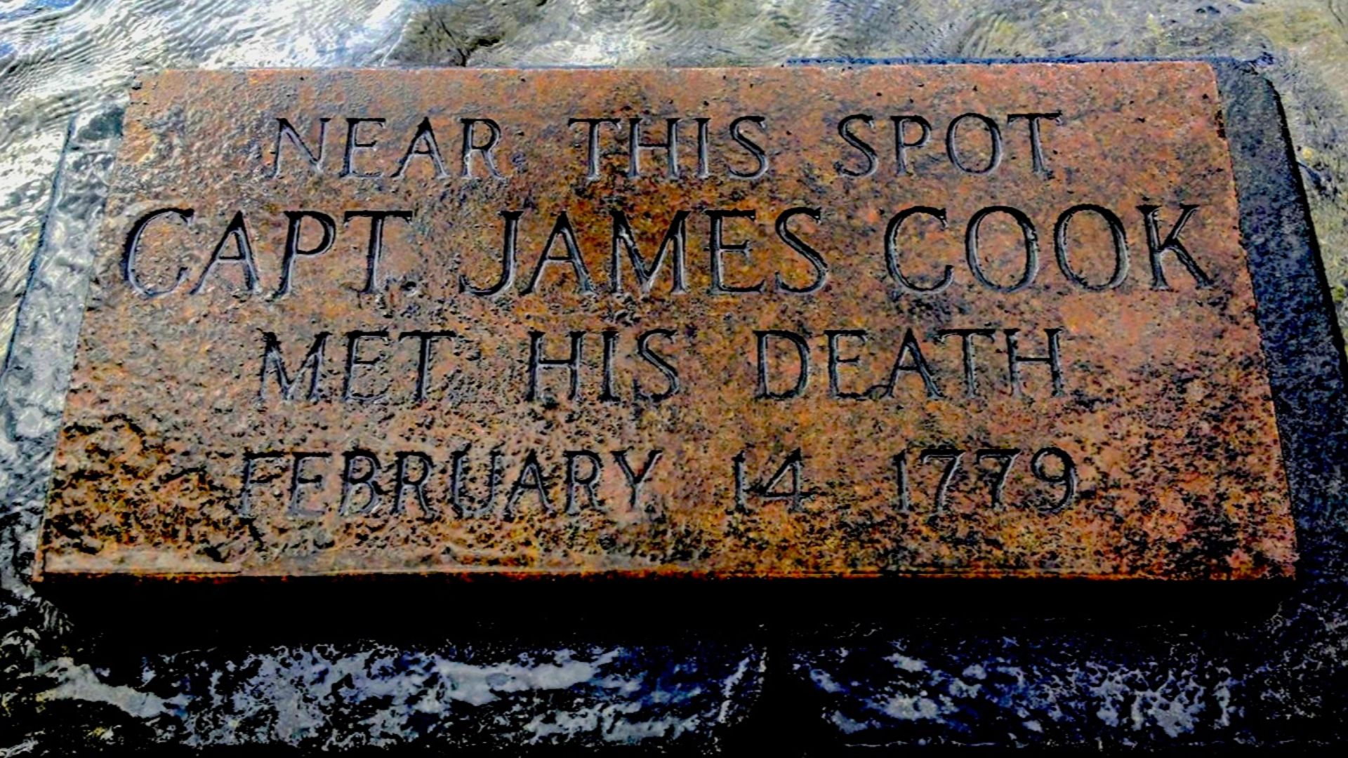 James Cook Death Plaque Hawaii