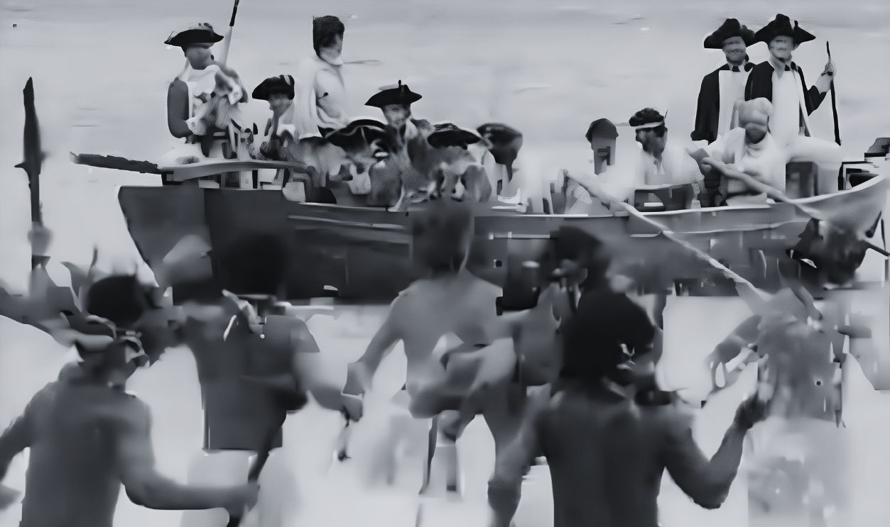 Screenshot from Captain James Cook (1987) 