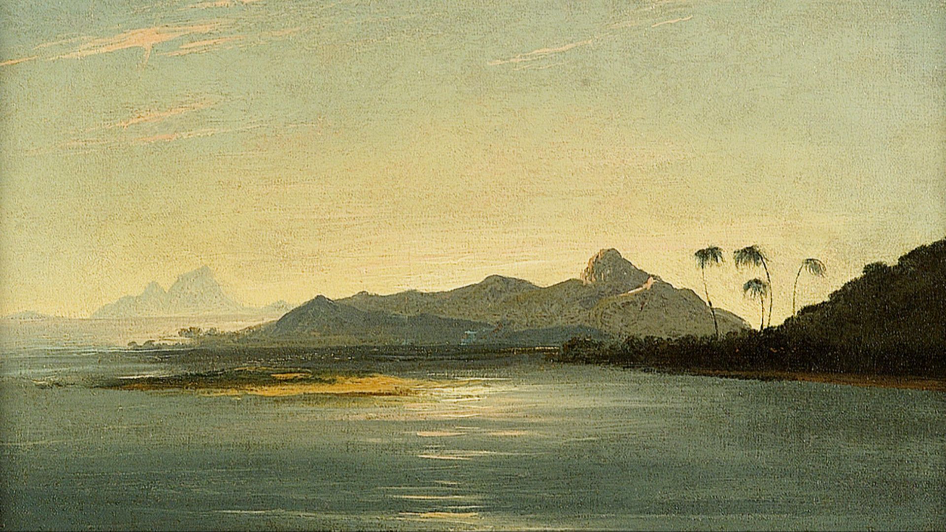 View of the Islands of Otaha [Taaha] and Bola Bola [Bora Bora] with Part of the Island of Ulietea [Raiatea].