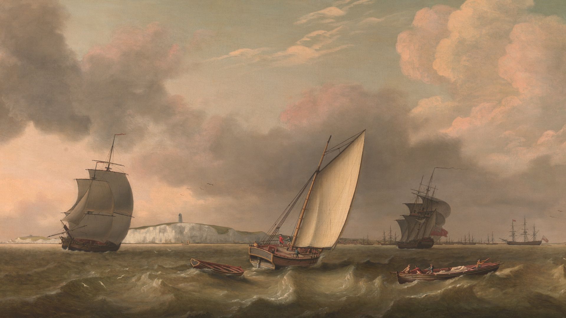 File:Thomas Luny - A Packet Boat Under Sail in a Breeze off the South Foreland - Google Art Project.jpg
