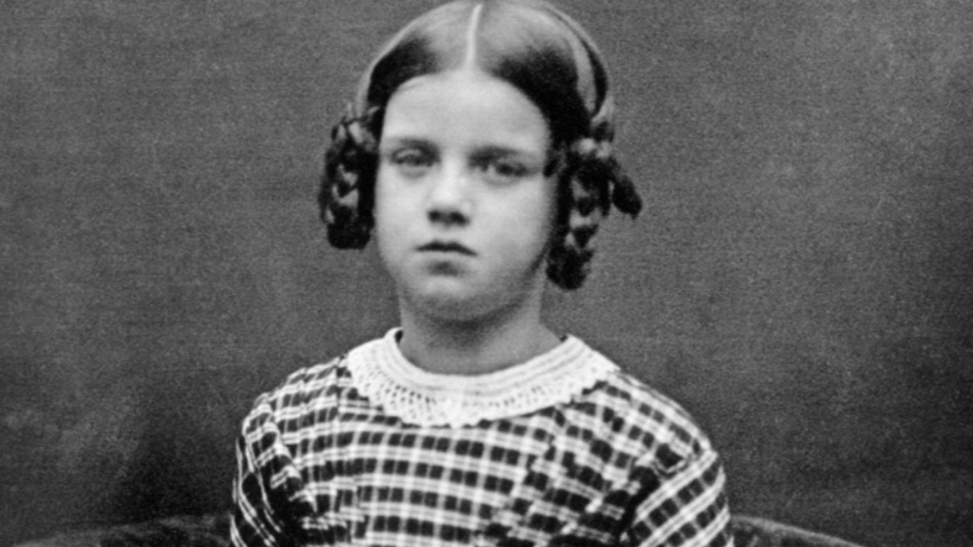 Annie Darwin, daughter of Charles and Emma Darwin. Daguerrotype taken in 1849.