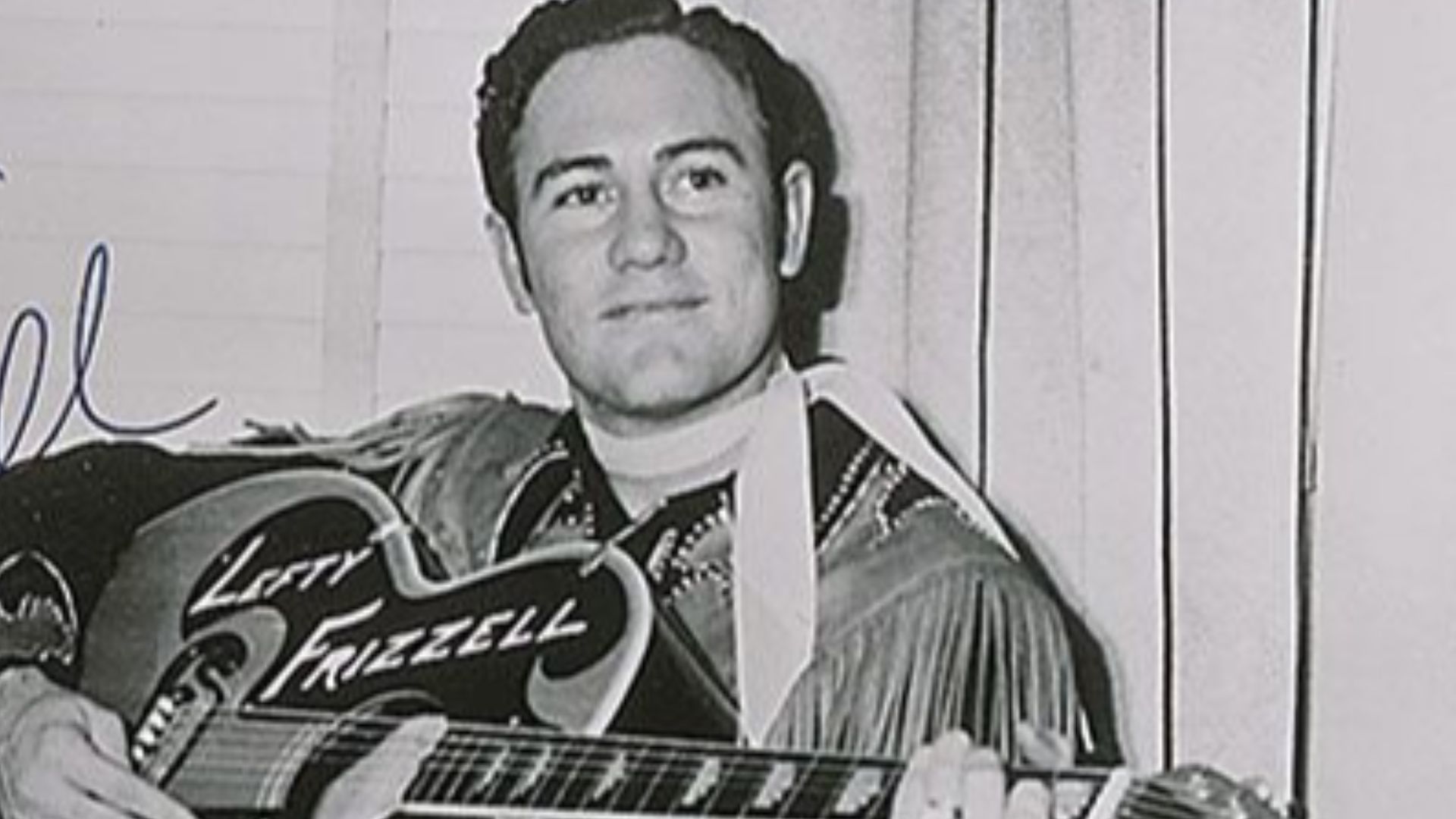 Publicity portrait signed by Lefty Frizzell
