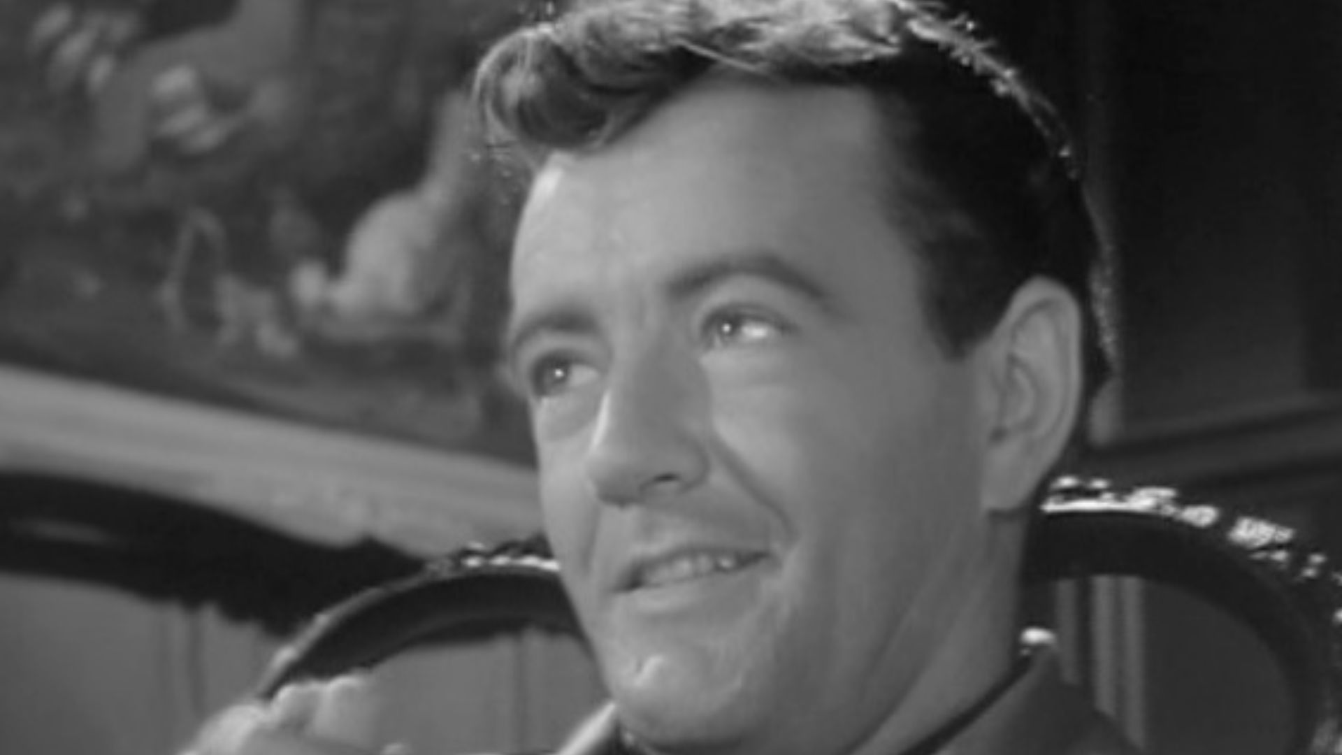 Cropped screenshot of Robert Walker from the trailer for the film Strangers on a Train.