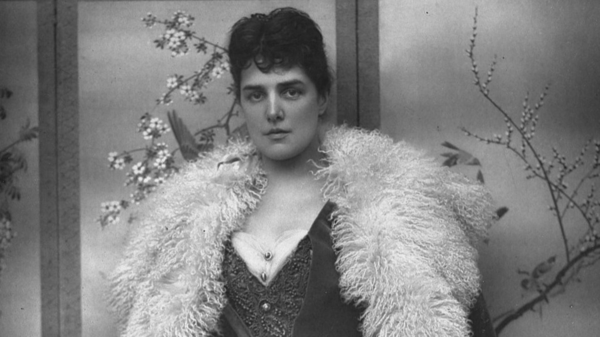 Portrait of Lady Randolph Churchill (1854-1921), Woodburytype, 9.7 x 7.1 in (247 mm x 180 mm)