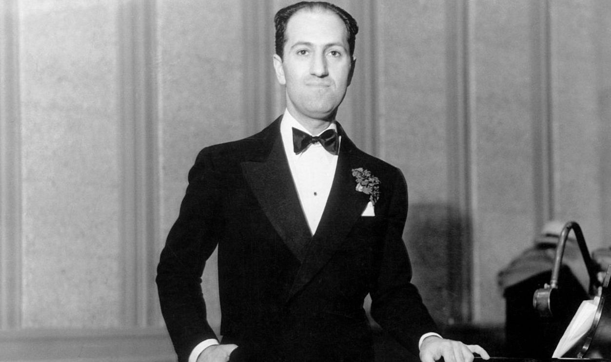 George Gershwin (1898-1937), American composer of scores to musicals.