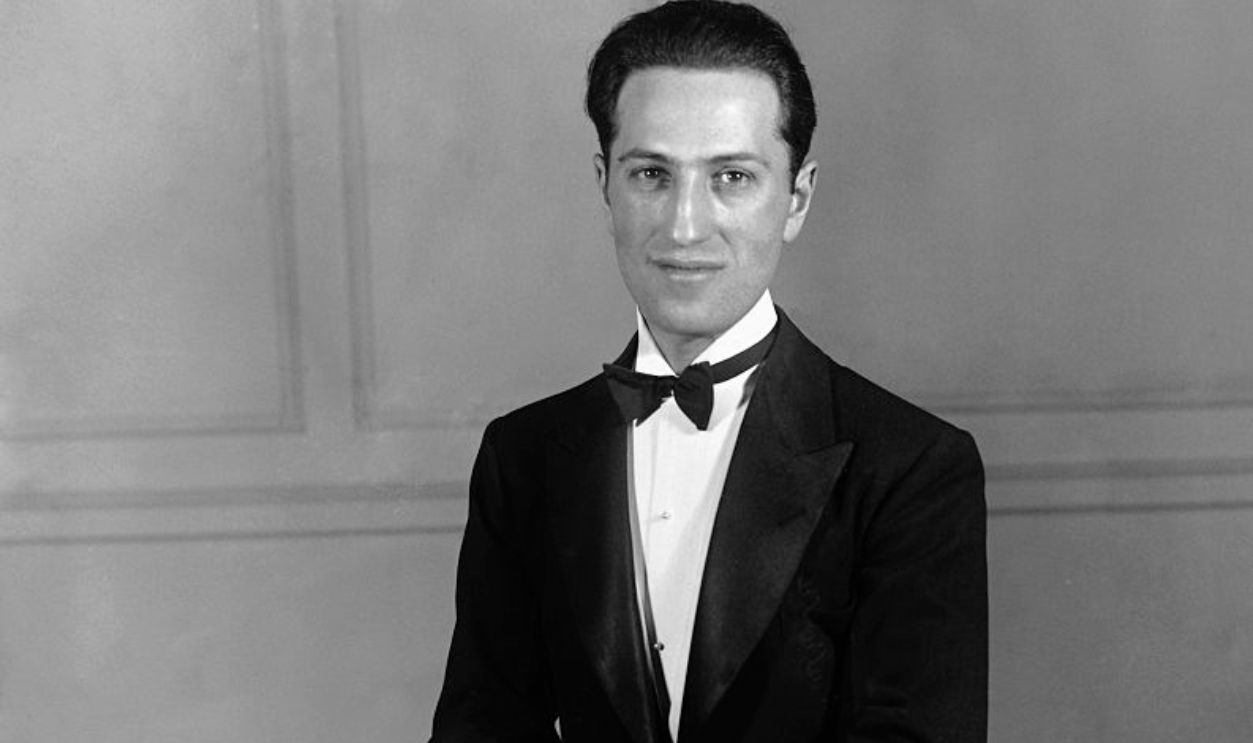 (Original Caption) This photo shows Mr. George Gershwin, the well known composer who took part in the benefit performance given by stars for the Authors League of America Incorporated.
