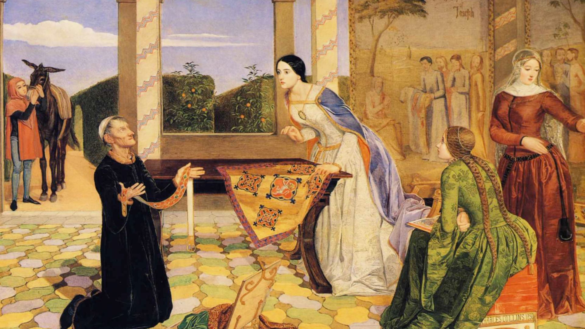 Berengaria’s alarm for the safety of her husband, Richard the Lionheart