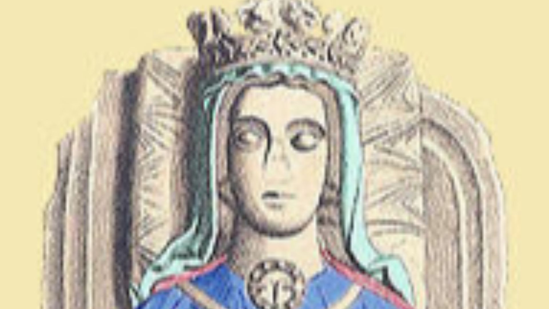 Rekonstrukce náhrobku Berengarie Navarrské z roku 1832