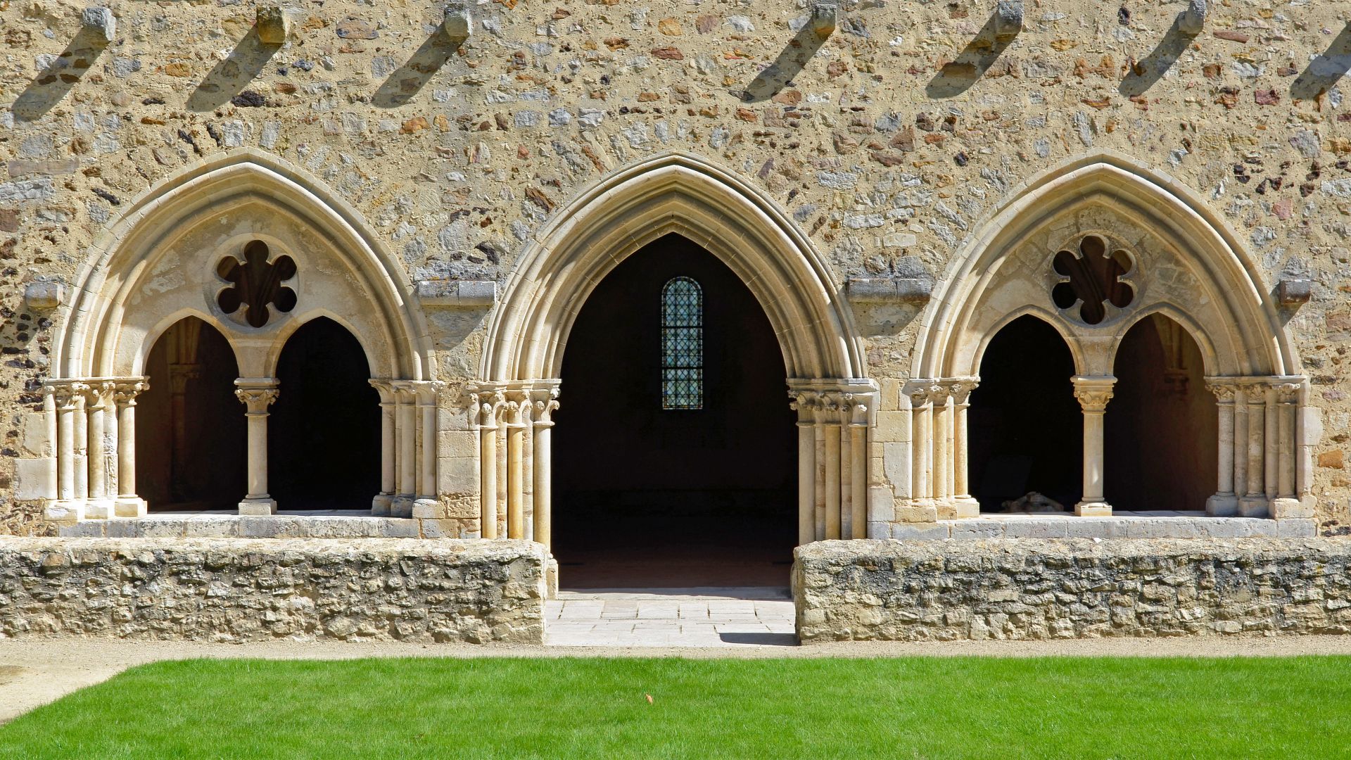 Chapter house of Épau abbey - Yvré-l'Évêque, Sarthe, France