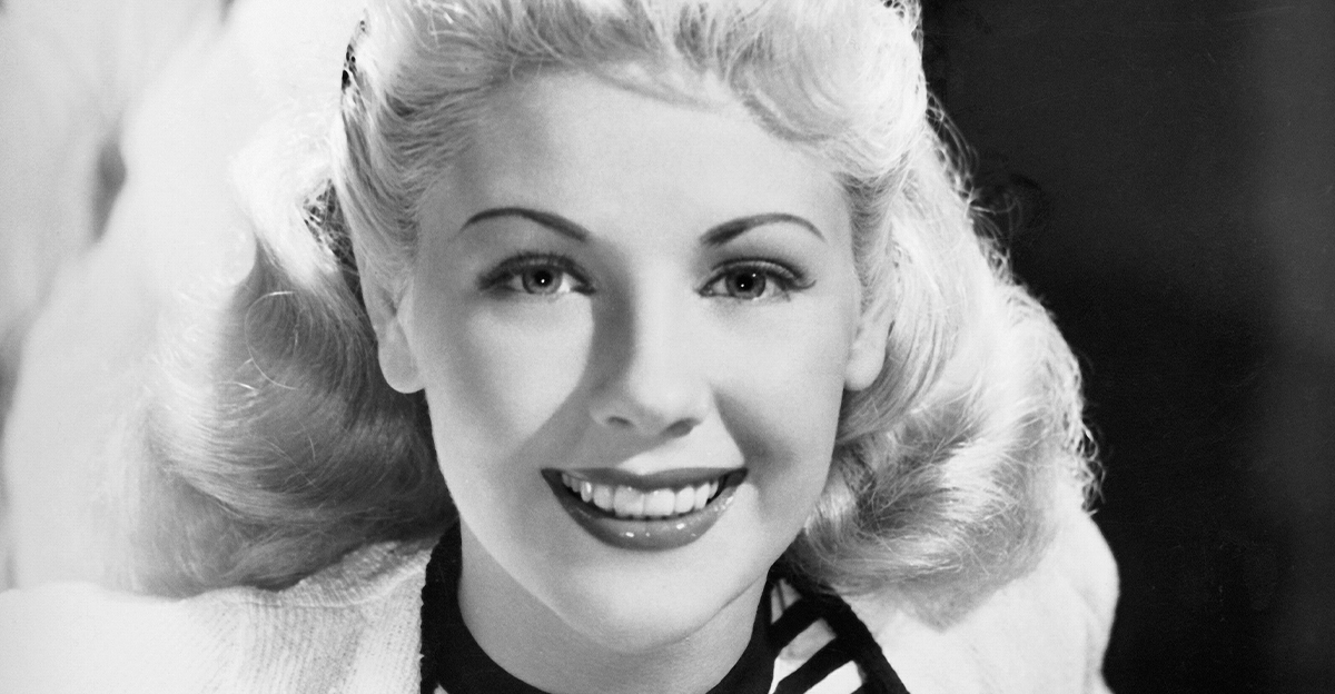 Black and white portrait of Marie McDonald