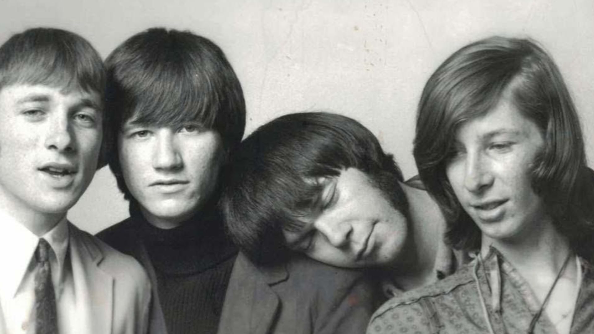 American folk-rock group Buffalo Springfield, (pictured left to right) Dewey Martin (drums), Stephen Stills (guitar, vocals), Richie Furay (guitar), Neil Young (guitar, vocals) and Bruce Palmer (bass guitar)