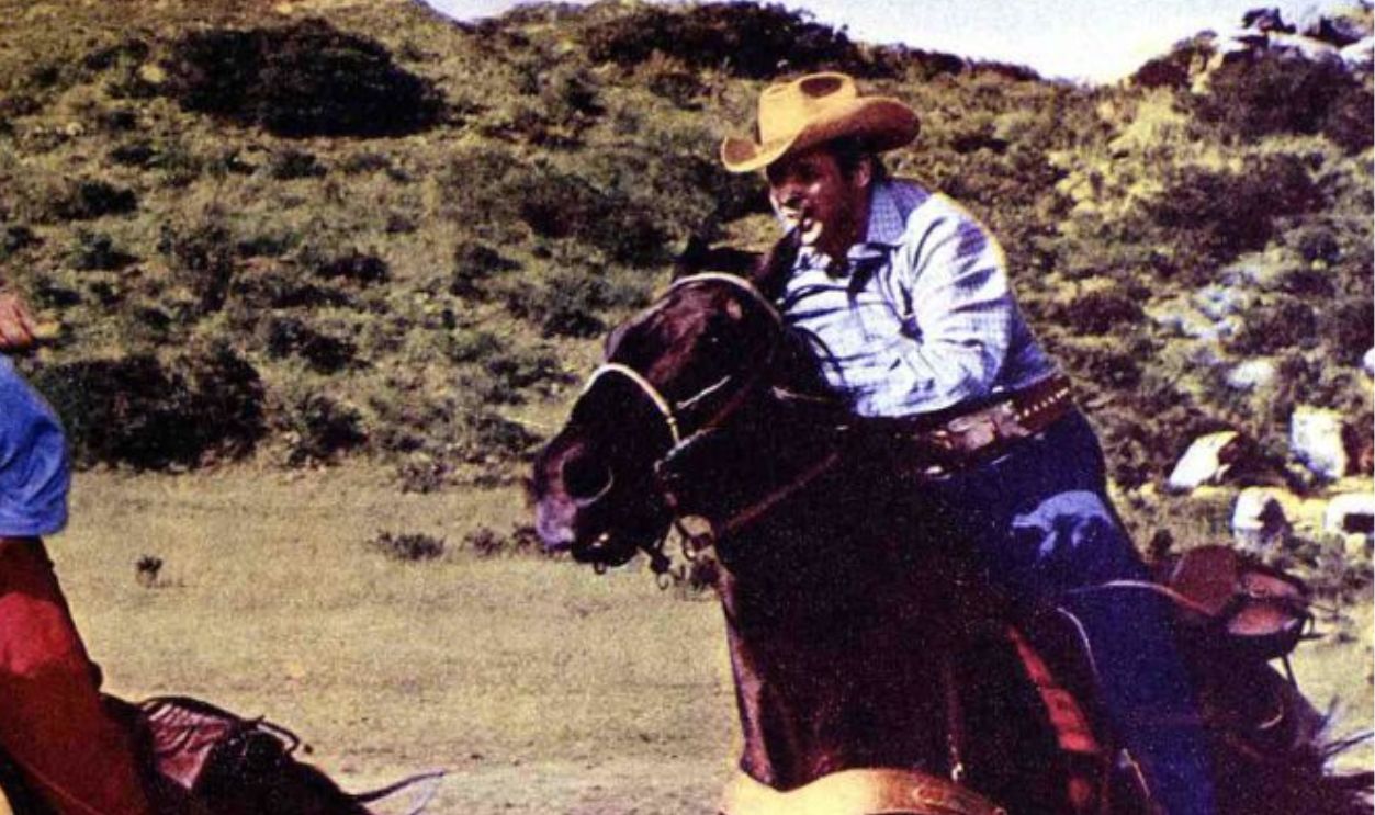 Kino. Audie Murphy: Der Colt Ist Das Gesetz, Gunpoint, Audie Murphy: Der Colt Ist Das Gesetz, Gunpoint, Joan Staley, Audie Murphy Sheriff Lucas (Audie Murphy) hat Uvalde (Joan Staley) aus den Händen der Banditen befreit., 1965. 